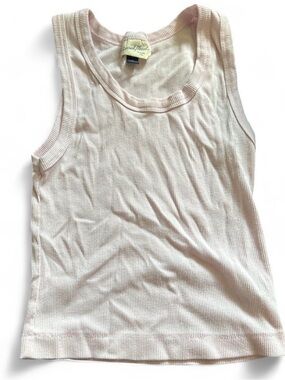 Universal Thread Light Pink Ribbed Tank Top